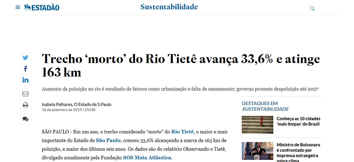 O Rio Tietê